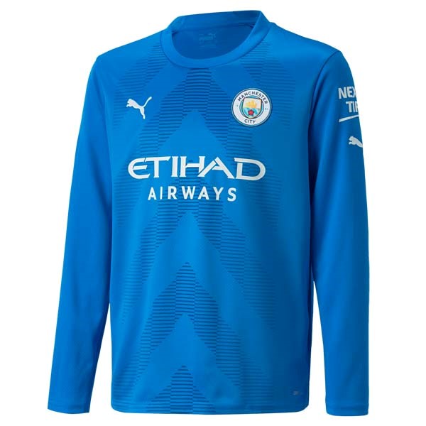 Thailand Trikot Manchester City Torwart ML 2022-23 Blau